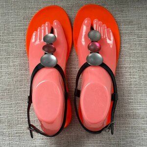 Bright Jellies-Style Women’s Sandals - Size 6.5